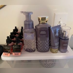 Bath & Body Works Sweet Whiskey Lot - Wallflower/Lotion/Mist/Soap/Shower Gel